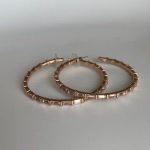 Kendra Scott Rose Gold Thora Hoop Earrings